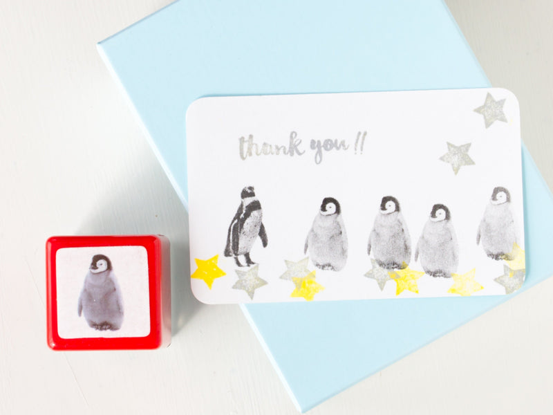 Real photo stamp -Penguin -