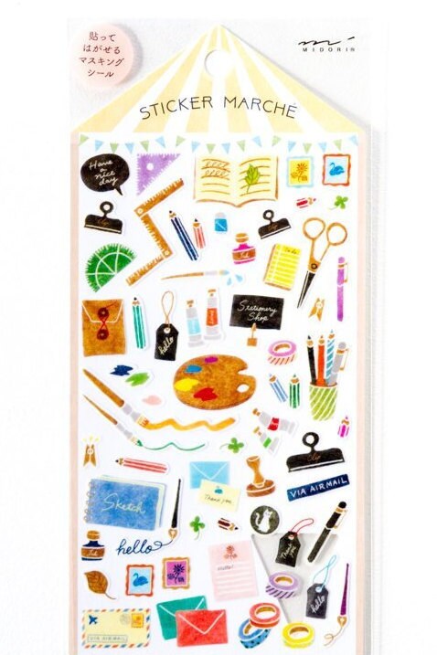 Sticker Marche -Stationery Goods-