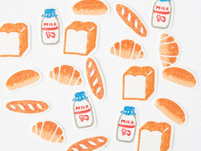 Washi die-cut stickers -Bread-