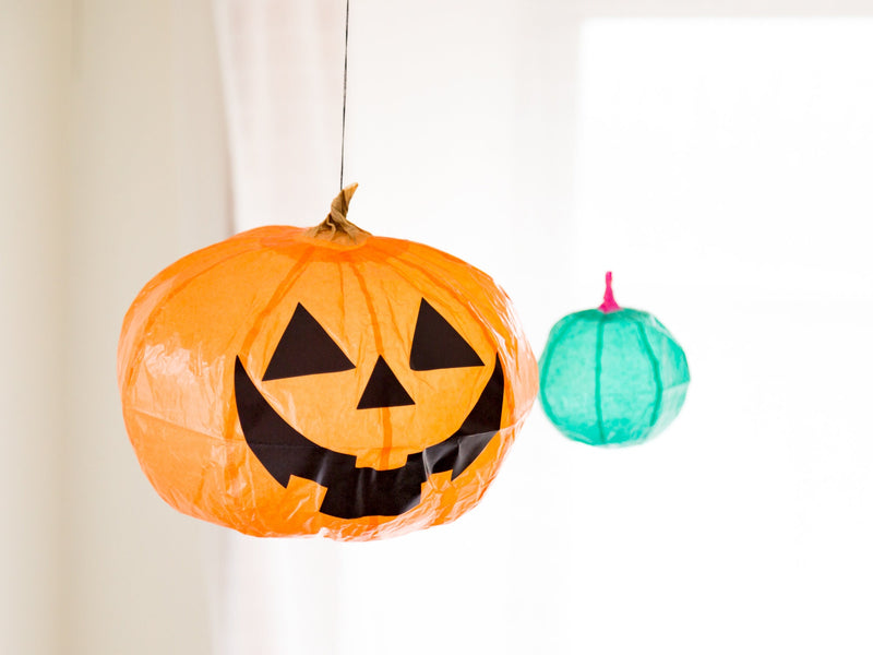 Japanese Paper Balloon -Halloween Pumpkin-