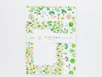 Washi letter set -forest -