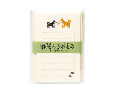 Washi mini letter set -shiba dogs and letter-