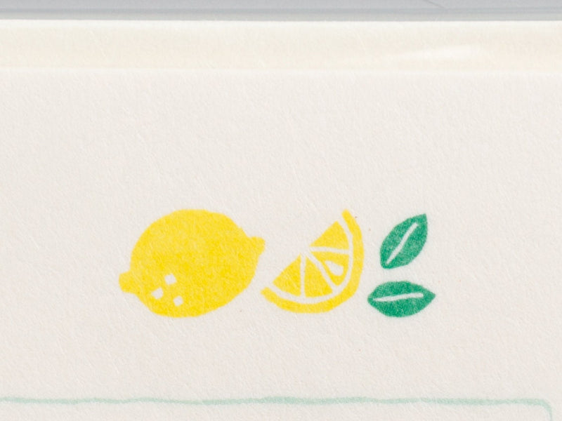 Washi mini letter set  -lemon-