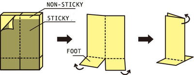 Standing Sticky Notes -fox-