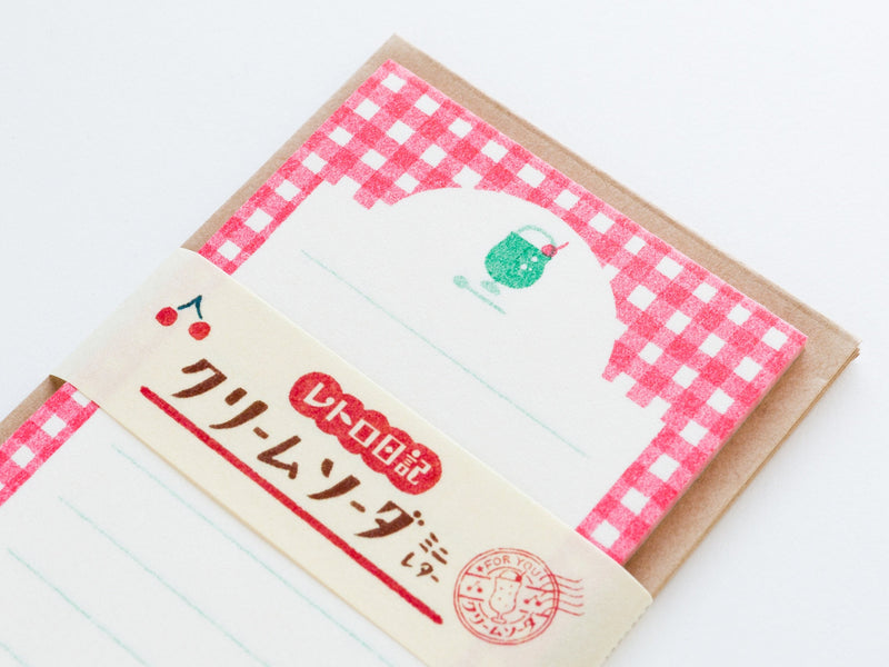Washi mini letter set -cream soda-
