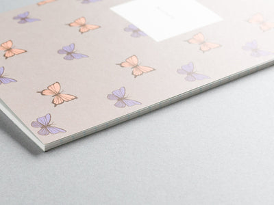 A5 size notebook -Butterfly-