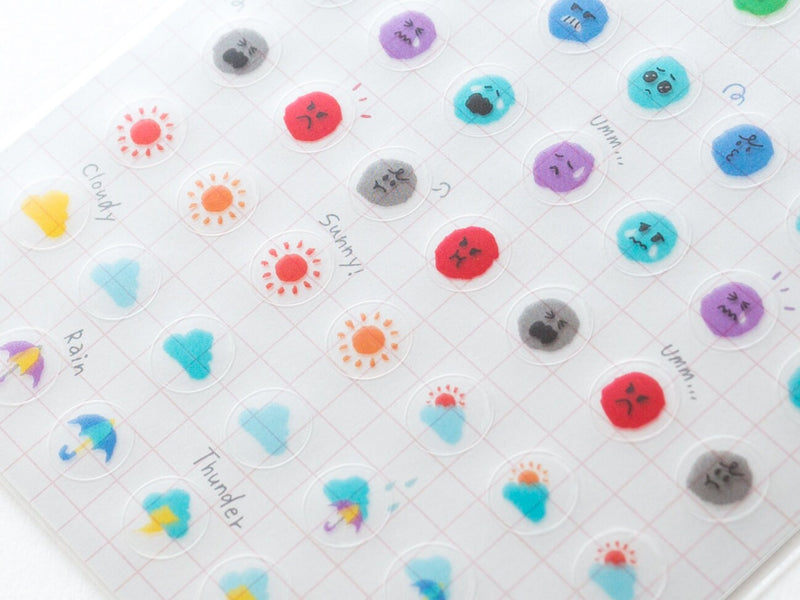 Schedule mini stickers -weather & feeling-