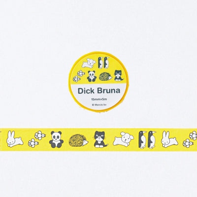 Dick Bruna Masking Tape -animal- ※Miffy doll is not  included※