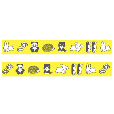 Dick Bruna Masking Tape -animal- ※Miffy doll is not  included※