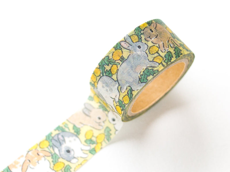 Masking Tape -Dandelions and rabbits-