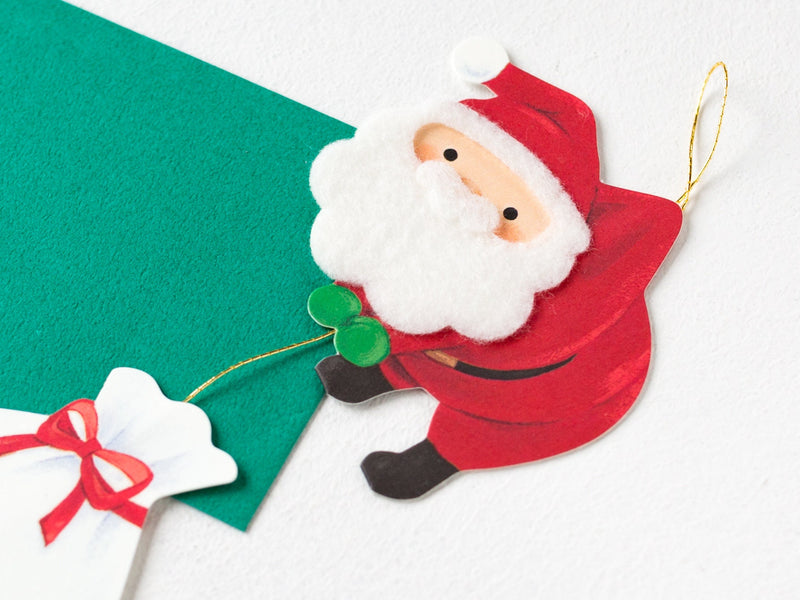 Christmas mini card "Pinched Santa Claus"