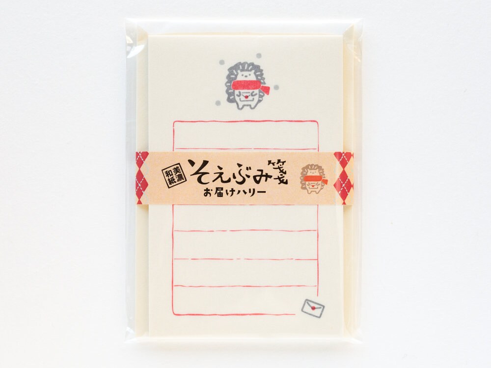 Furukawa Paper Soebumi-Sen Mini Letter Set Letter Cat