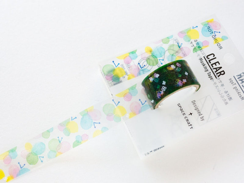 Clear Masking Tape -butterfly-