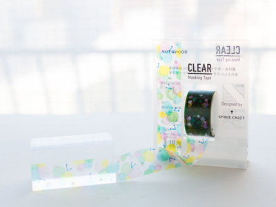 Clear Masking Tape -butterfly-