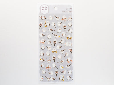 Baby animal sticker -Long tailed tit-
