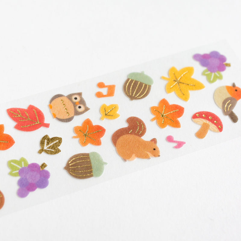 autumn sticker / nonwoven fabric sticker