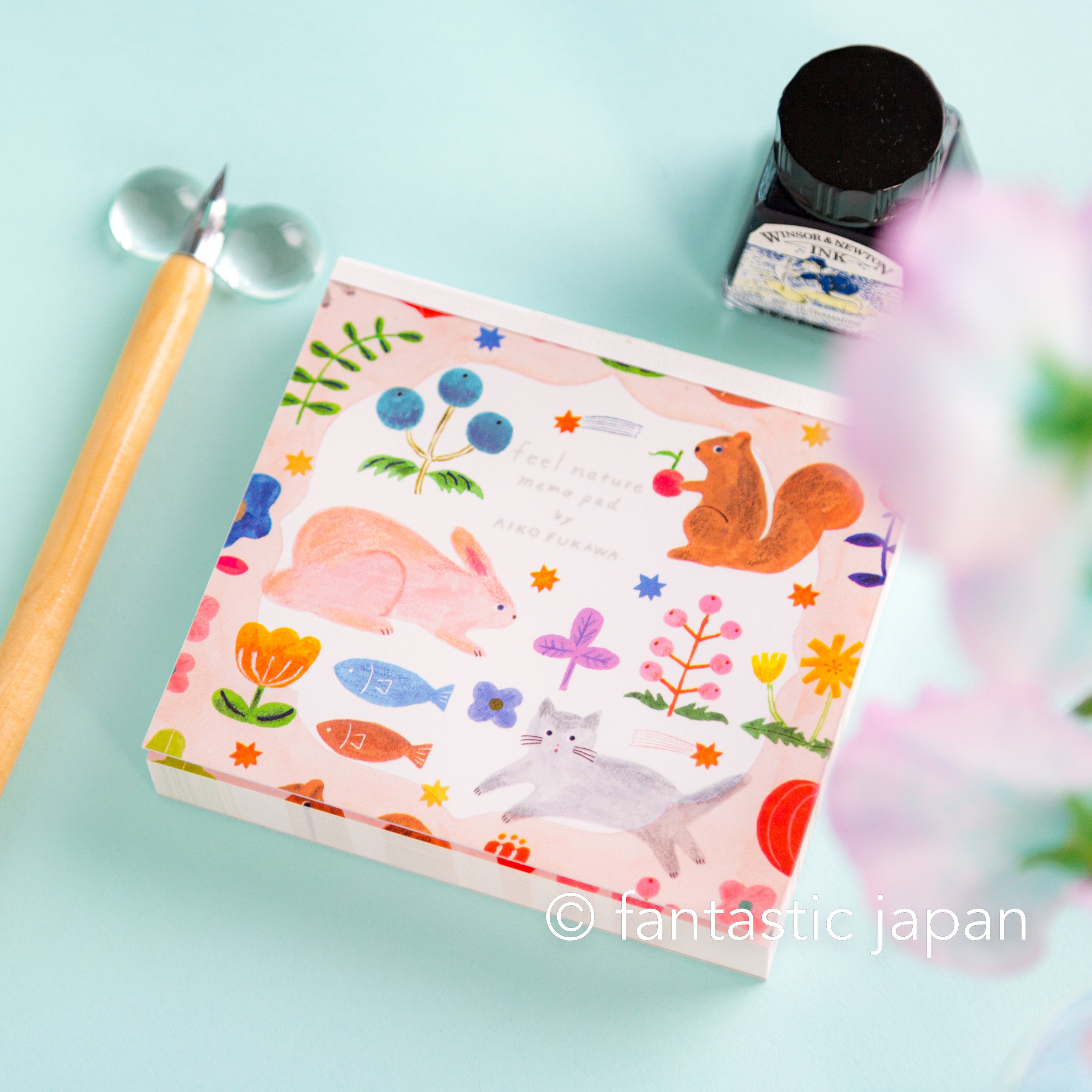 Block memo pad -feel nature- by Aiko Fukawa / cozyca products