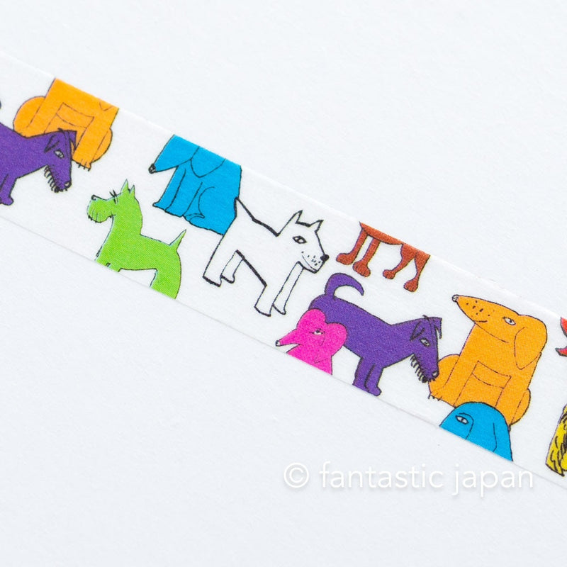 mt washi tape, Lisa Larson -colorful dogs-, MTLISA17