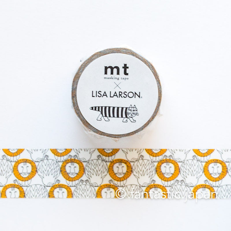 mt washi tape -Lisa Larson "Lion"- / MTLISA18 / 25mm wide