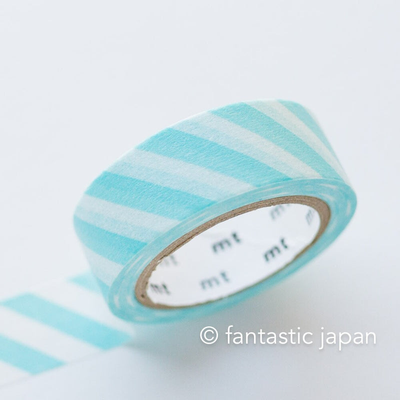mt washi tape deco -stripe mint blue- / MT01D369R / 15mm wide