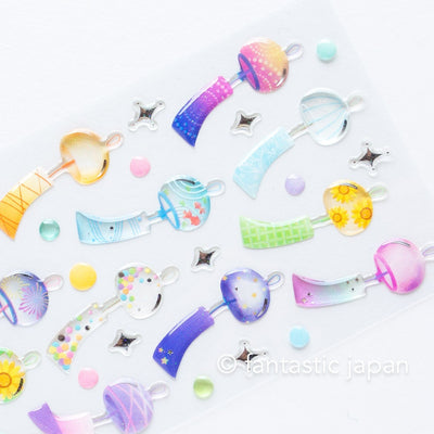 Hard gel 3D sticker -Japanese wind bell-