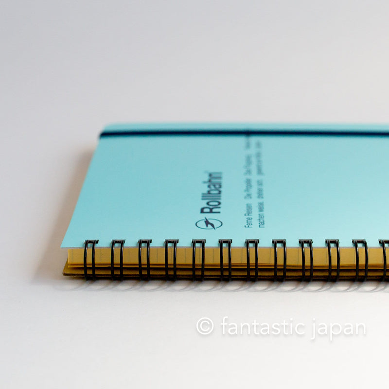 DELFONICS / Rollbahn spiral notebook Large (5.6" x 7.1" )  -light blue-