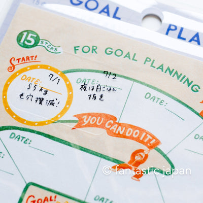 Custom Diary Stickers / goal settings -goal planning-