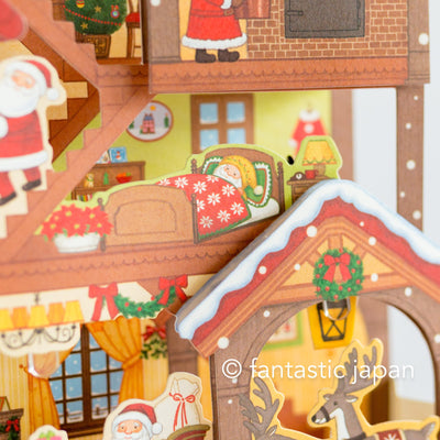 Melody and Light holiday card -Santa House-