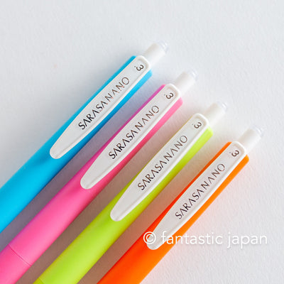 ZEBRA SARASA CLIP nano 0.3mm / american sweets set of 4colors - lollipop -