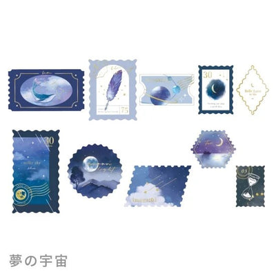 Q-LIA collage sticker / Kitterie -space in dream-