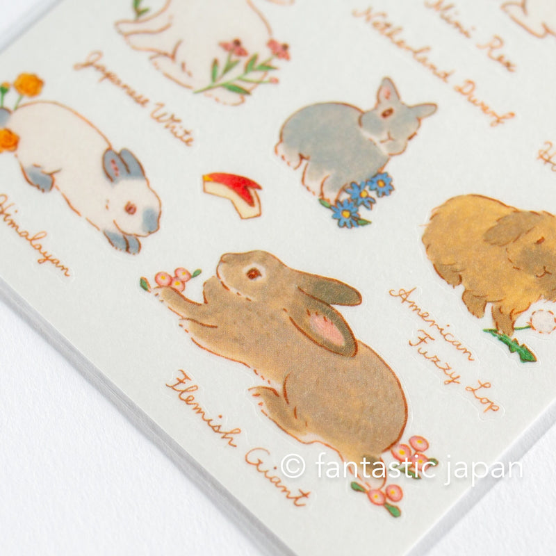 Schinako Moriyama Masking sticker -rabbits -