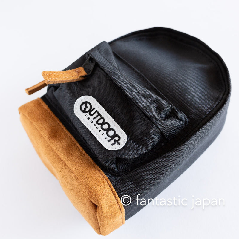 OUTDOOR PRODUCTS / backpack bottom suede pen case -black-