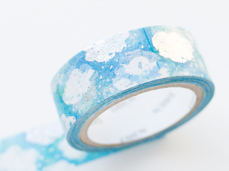 Silver Foil  Masking Tape - Cirrocumulus- / kamiiso sansho / SAIEN / Japanese stationery/ made in Japan