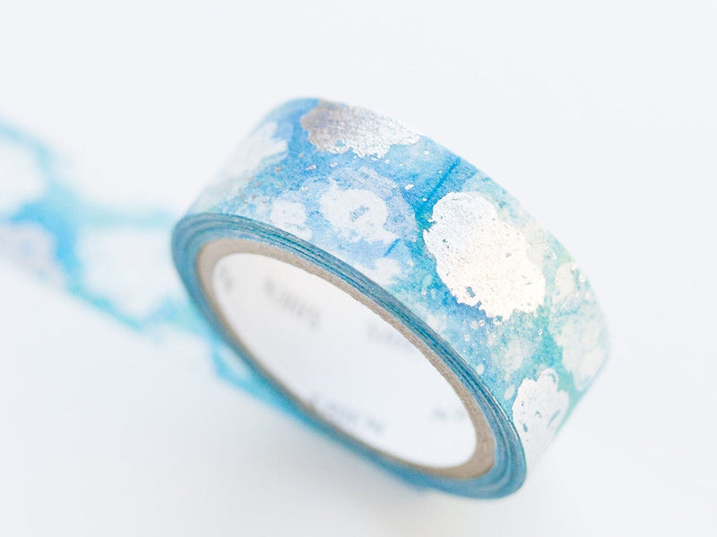 Silver Foil  Masking Tape - Cirrocumulus- / kamiiso sansho / SAIEN / Japanese stationery/ made in Japan