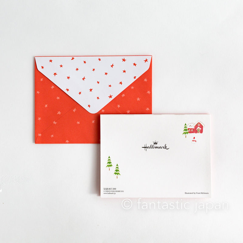 Christmas card "Pop-up dinosaur"  / Holiday card / hallmark card / Japanese stationery