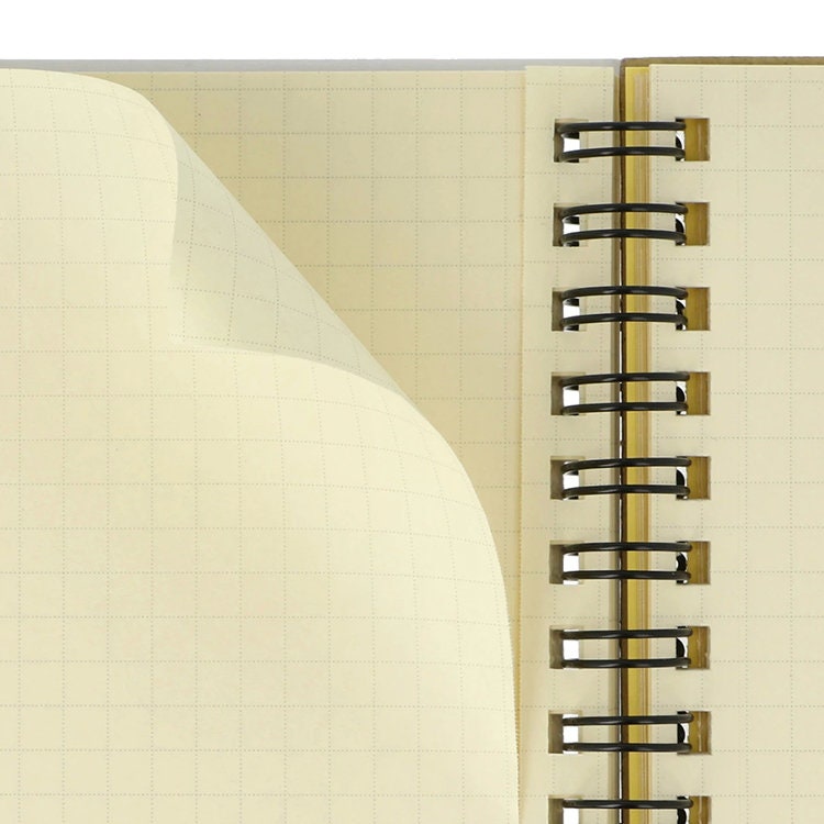 DELFONICS / Rollbahn spiral notebook Large (5.6" x 7.1" ) / SHIMADA Rie B
