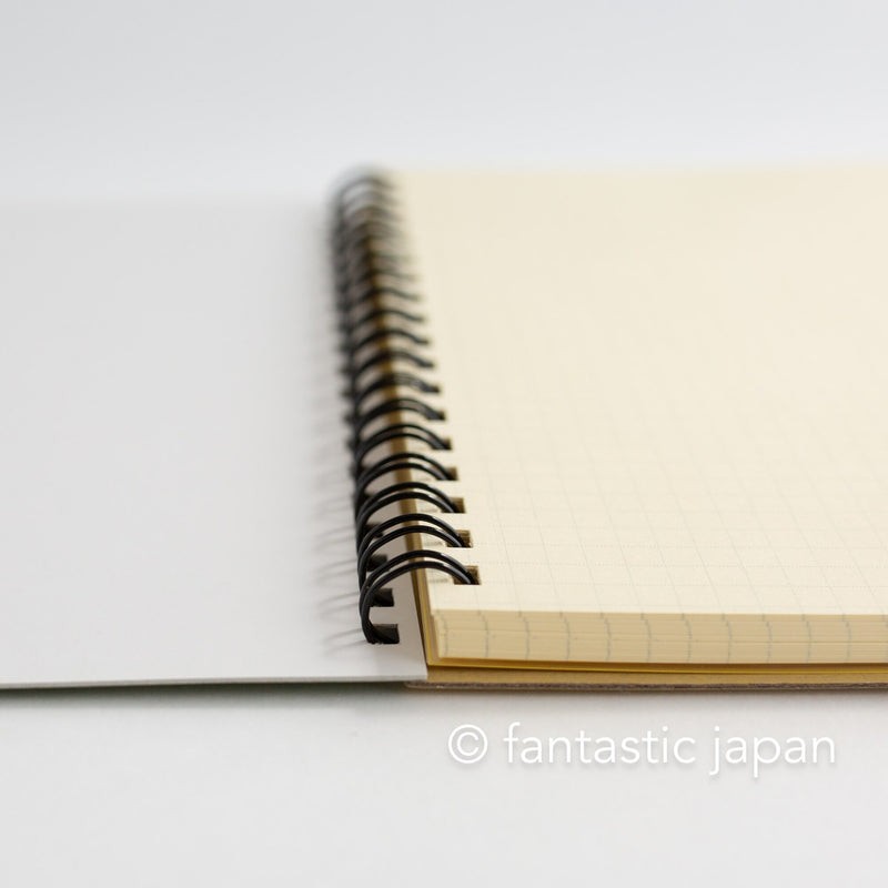 DELFONICS / Rollbahn spiral notebook Large (5.6" x 7.1" ) -metalic gold-