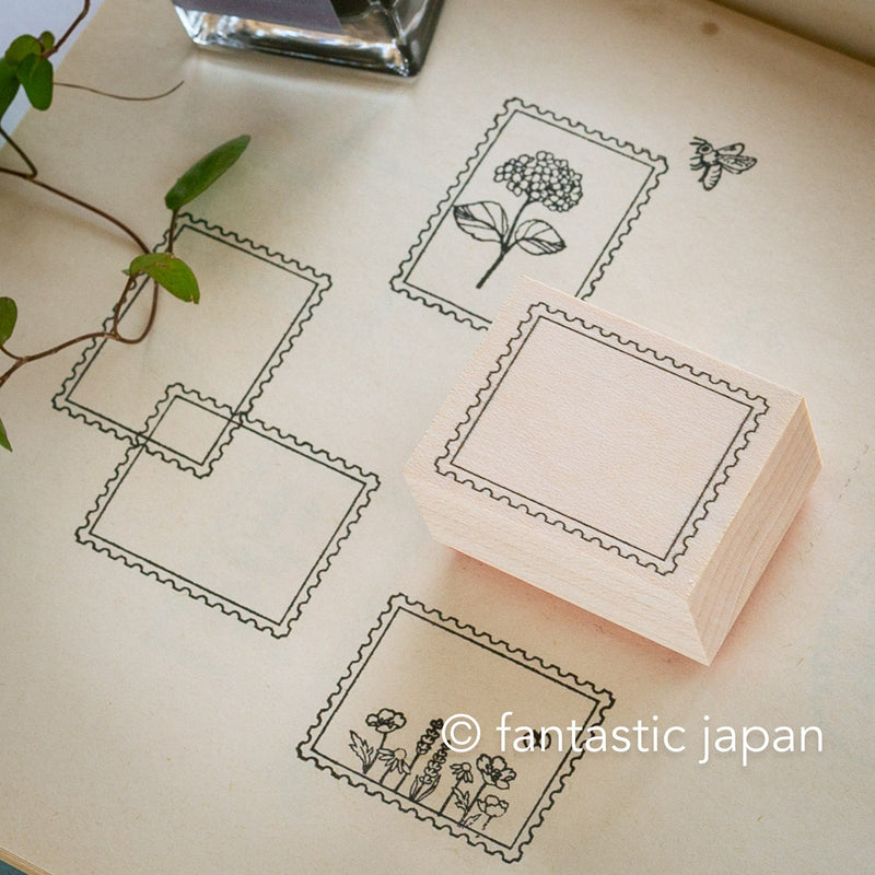 Hütte paper works Stamp -postage frame-