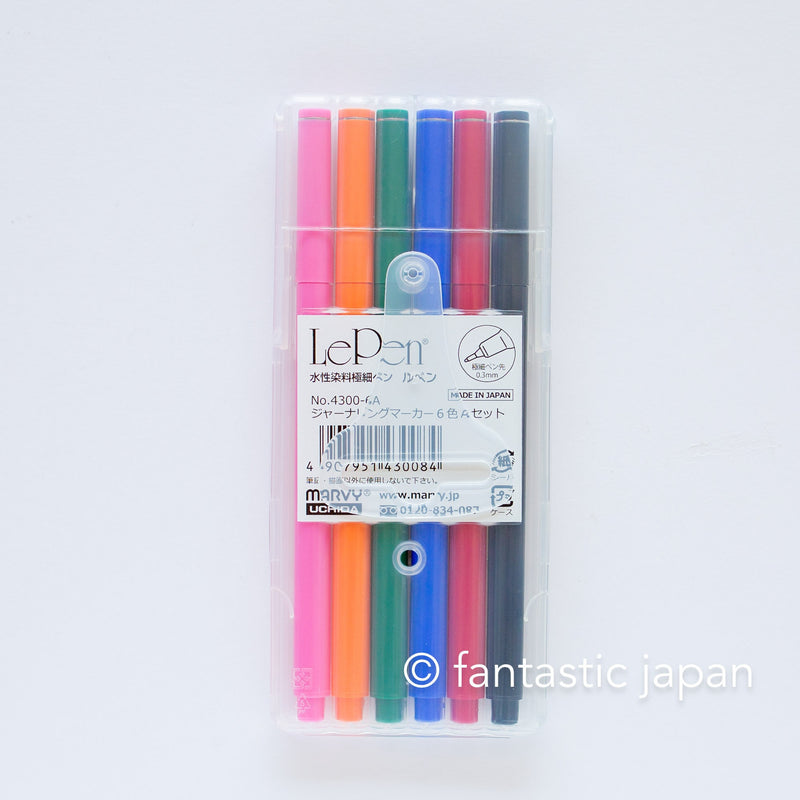 Marvy Uchida / Le Pen  journaling pen set -A- / 0.3mm