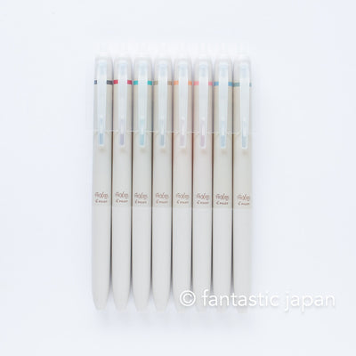 Pilot Erasable Frixion Point Knock -waai- 0.5mm / set of 8 colors / Retractable Erasable Gel Ink Pen