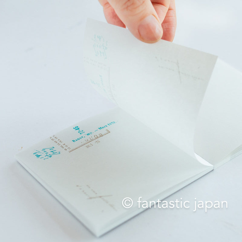 YOHAKU square memo pad - journal - / M-112