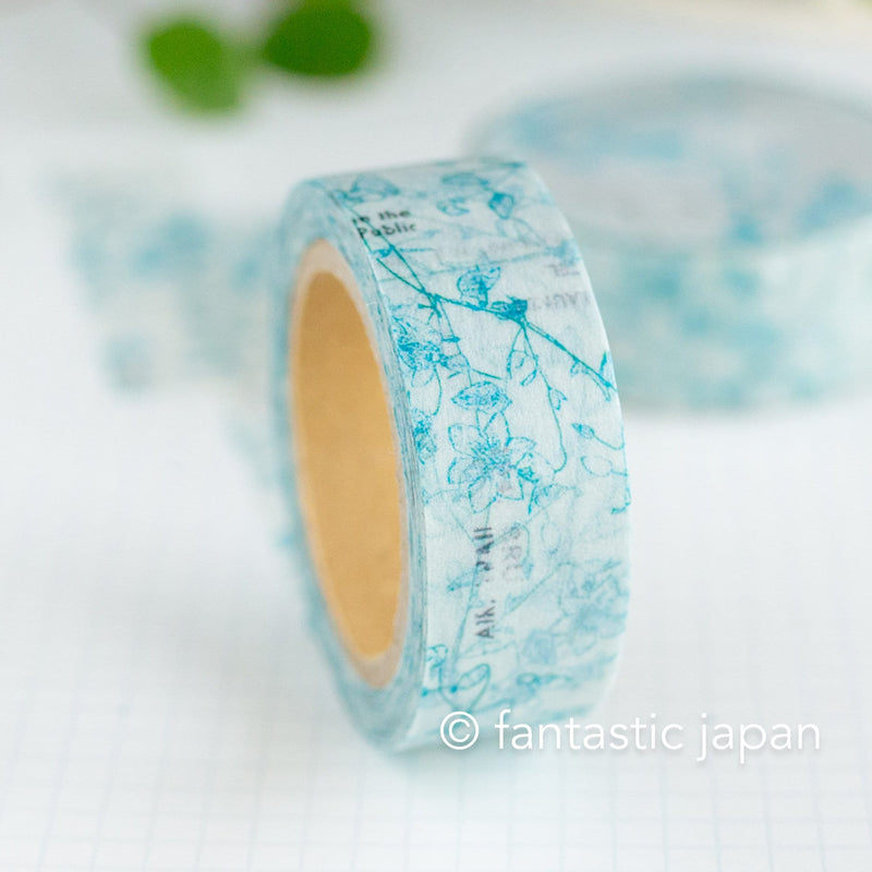 YOHAKU Japanese Washi Tape -Y-130 clematis-