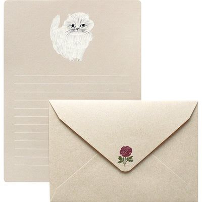 miyuki matsuo letter writing set / cat -Minette-