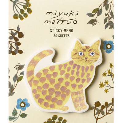 miyuki matsuo sticky memo / cat -Rosette-