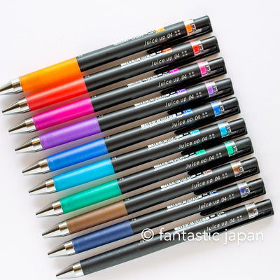 PILOT Juice Up Knock Gel Ink  Ballpoint Pen 0.4mm - Set of 10 colors-