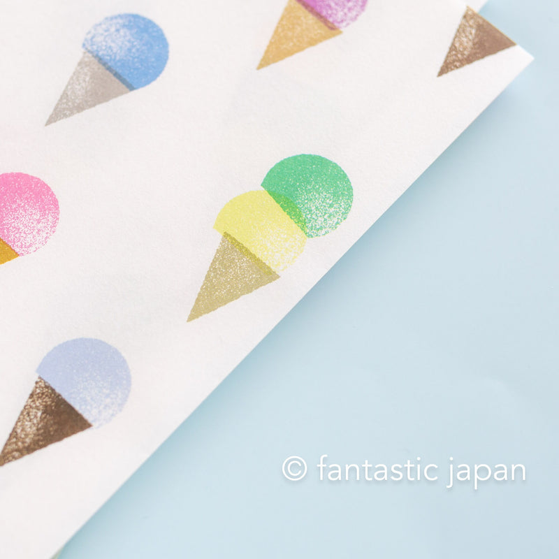 mizushima paper bag -ice cream-