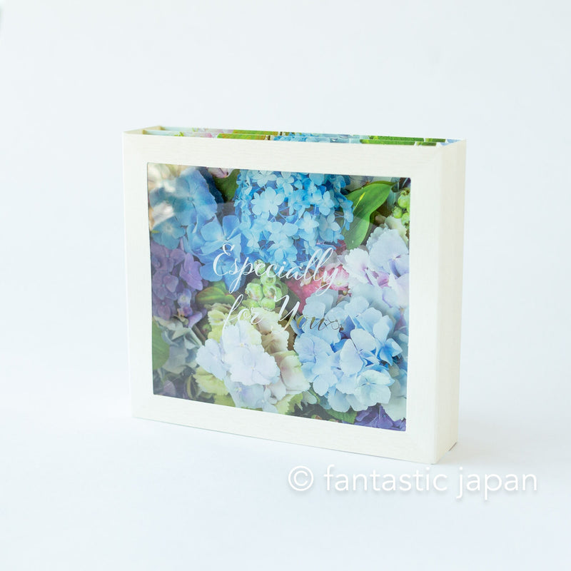 Greeting card -Hydrangea in the clear BOX-