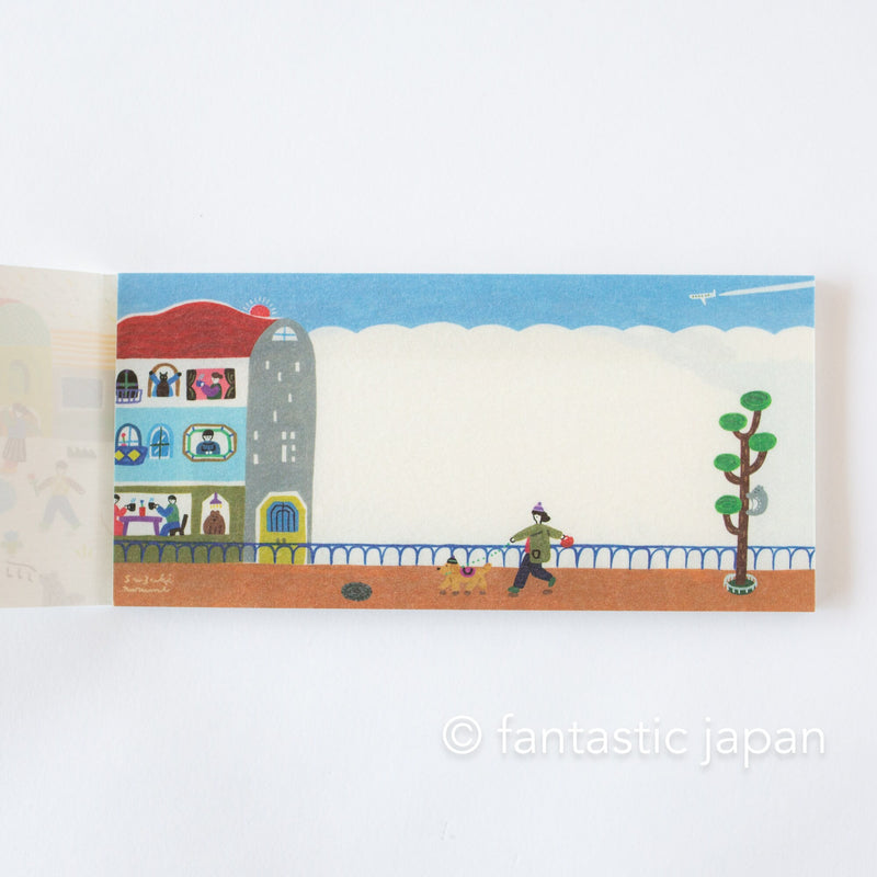 Letter Paper -City Life- by Narumi Suzuki / cozyca products HYOGENSHA/  only writing papers, no envelopes attached