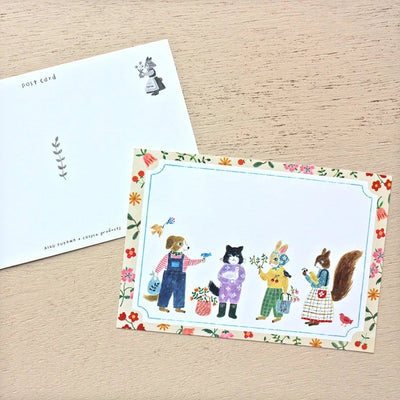 Aiko Fukawa post cards set -Little fluffy friends- / cozyca products