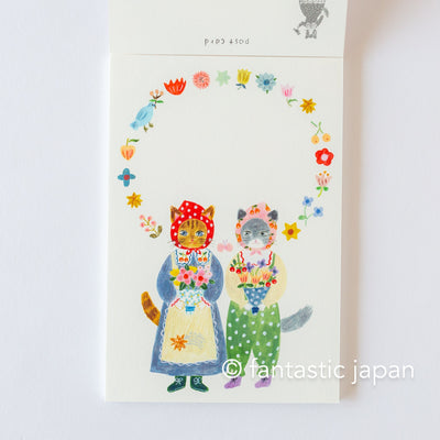 Aiko Fukawa post cards set -Little fluffy friends- / cozyca products